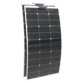 Solar Panels 400 Watts Flexible Waterproof Monocrystalline Solar Cell Panel Kit for Camping Home Car Off Grid 12Volt System (Color: 200w solar panel)